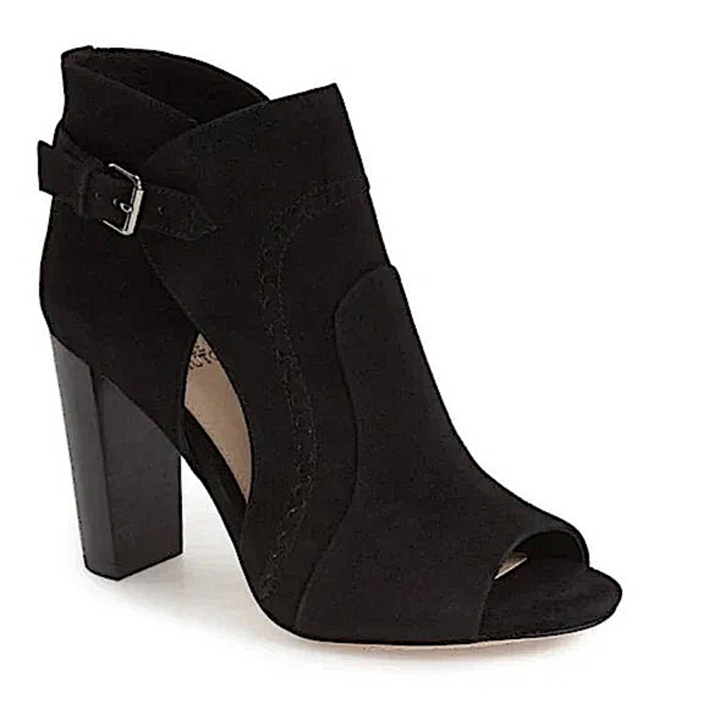 Vince Camuto Conley Suede Block Heel Booties